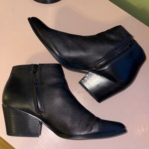 Bleaker & Bond Black Ankle Booties